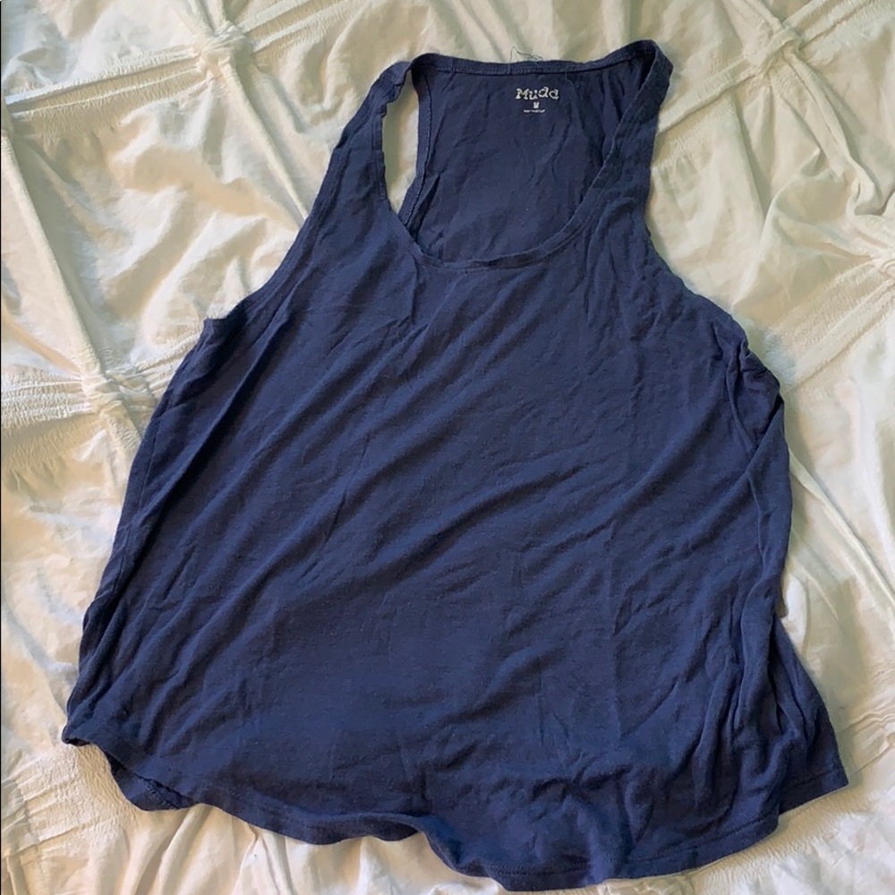 Racer back flowy tank top